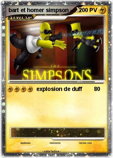 Pokemon bart et homer simpson