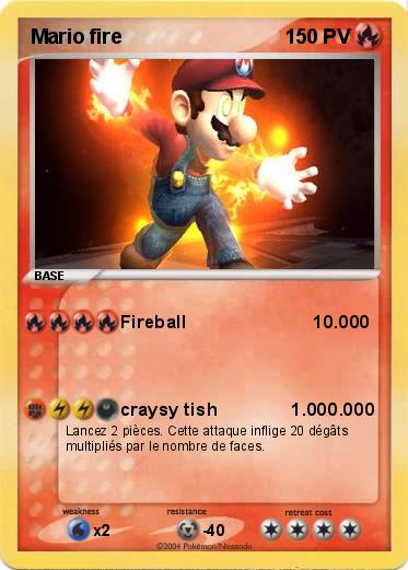 Pokemon Mario fire 