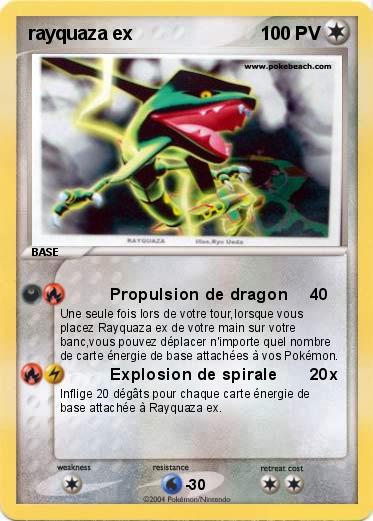 Pokemon rayquaza ex                     