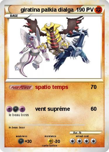 Pokemon giratina palkia dialga