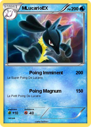 Pokemon MLucarioEX