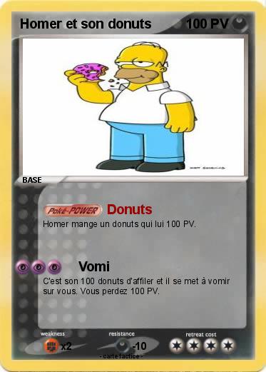 Pokemon Homer et son donuts