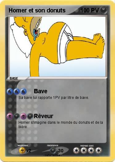 Pokemon Homer et son donuts