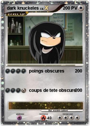Pokemon dark knuckeles