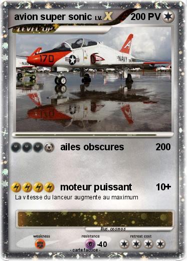 Pokemon avion super sonic
