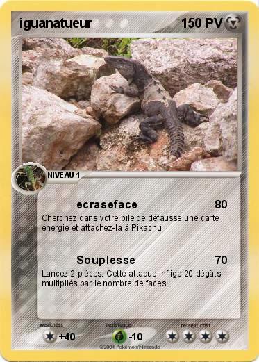 Pokemon iguanatueur