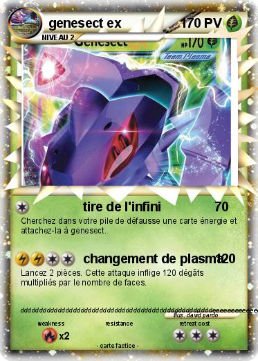 Pokemon genesect ex