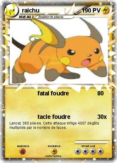 Pokemon raichu