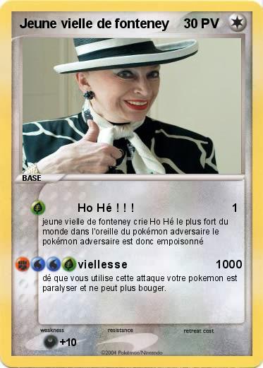 Pokemon Jeune vielle de fonteney