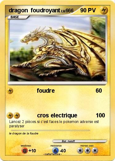 Pokemon dragon  foudroyant
