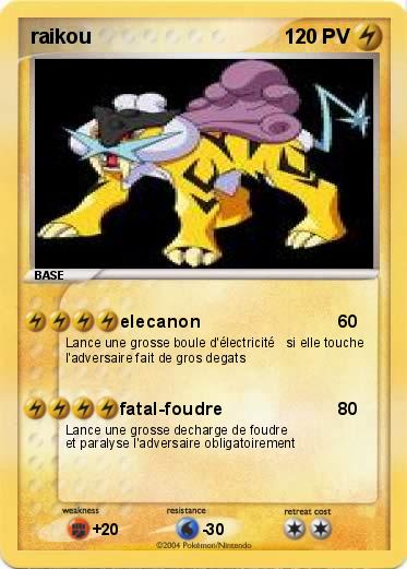 Pokemon raikou
