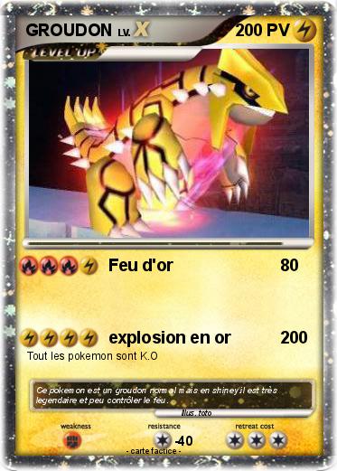 Pokemon GROUDON
