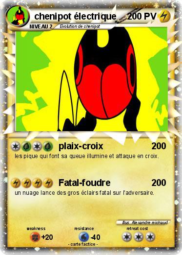 Pokemon chenipot électrique