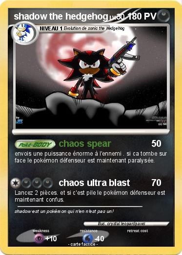Pokemon shadow the hedgehog