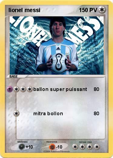 Pokemon lionel messi