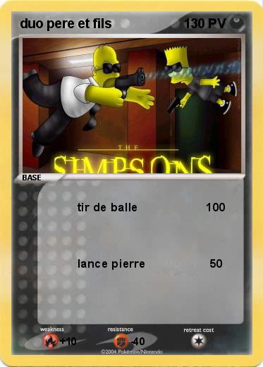 Pokemon duo pere et fils                 