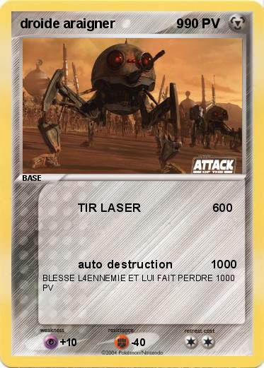 Pokemon droide araigner                 9