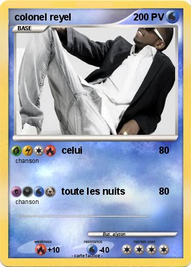 Pokemon colonel reyel