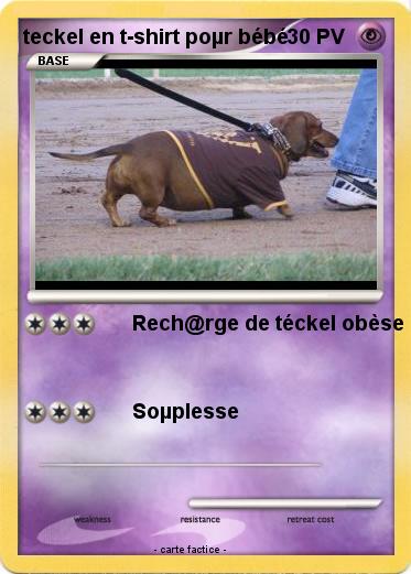 Pokemon teckel en t-shirt poµr bébé