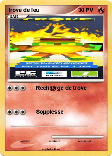 Pokemon trove de feu