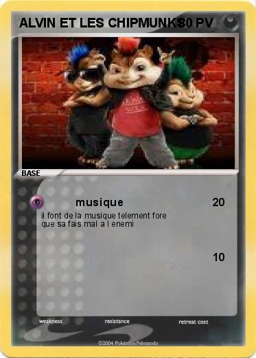 Pokemon ALVIN ET LES CHIPMUNKS 