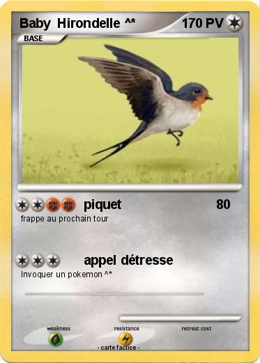 Pokemon Baby  Hirondelle ^*