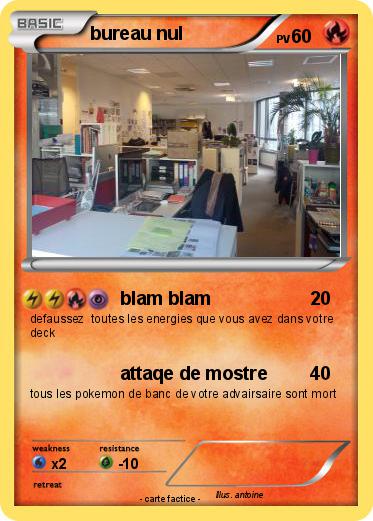Pokemon bureau nul