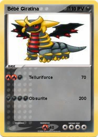 Pokemon Bébé Giratina
