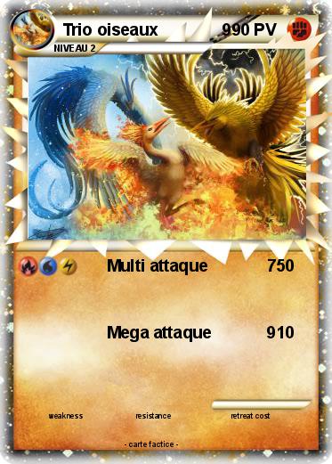 Pokemon Trio oiseaux              9