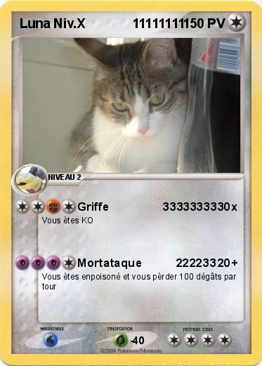 Pokemon Luna Niv.X             11111111