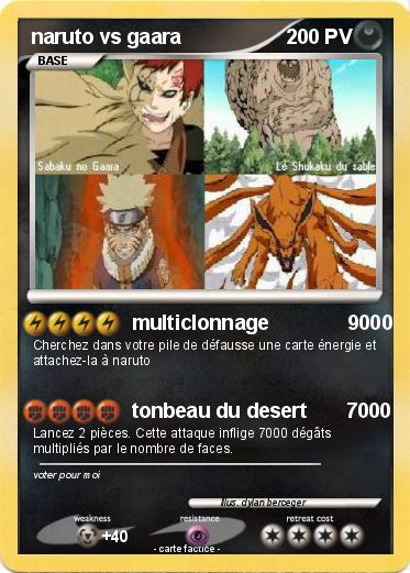 Pokemon naruto vs gaara