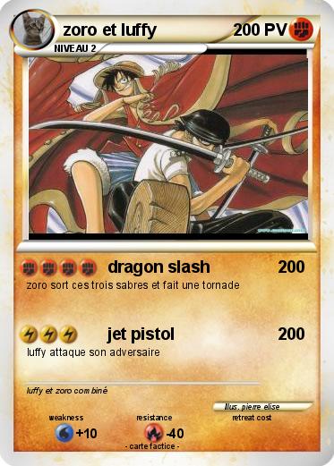 Pokemon zoro et luffy