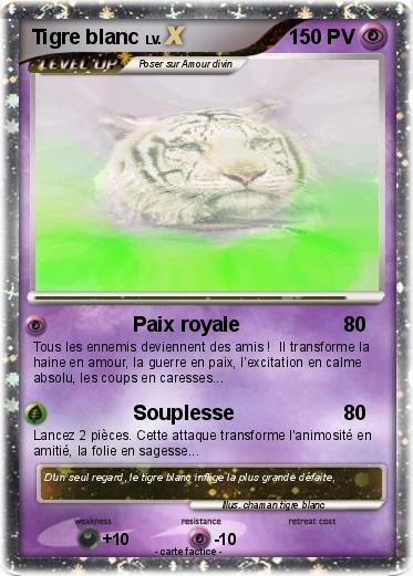 Pokemon Tigre blanc