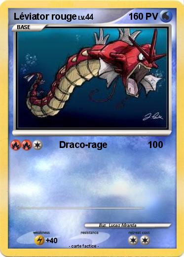 Pokemon Léviator rouge