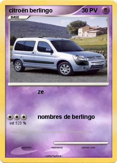 Pokemon citroën berlingo