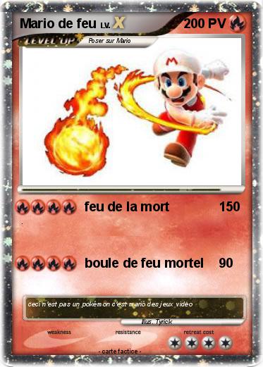 Pokemon Mario de feu