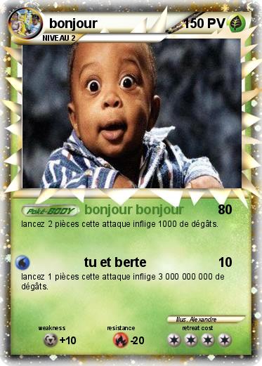 Pokemon bonjour