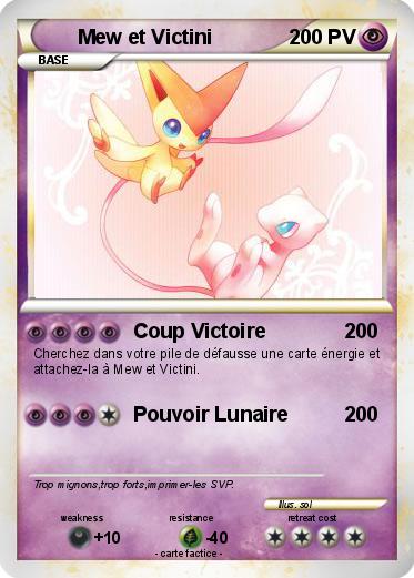 Pokemon Mew et Victini