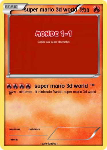 Pokemon super mario 3d world ™