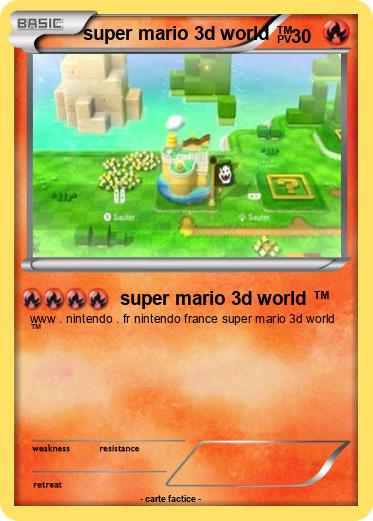 Pokemon super mario 3d world ™