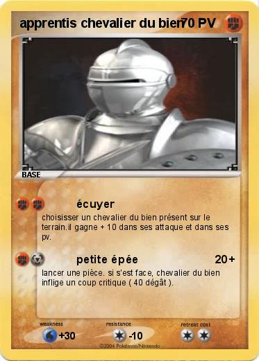 Pokemon apprentis chevalier du bien
