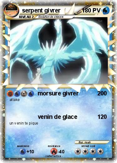 Pokemon serpent givrer