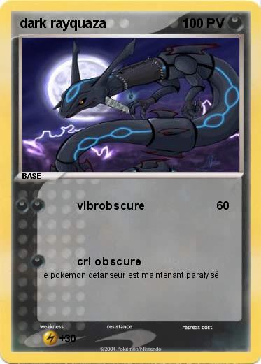 Pokemon dark rayquaza