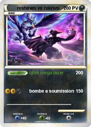 Pokemon reshiram vs zekrom