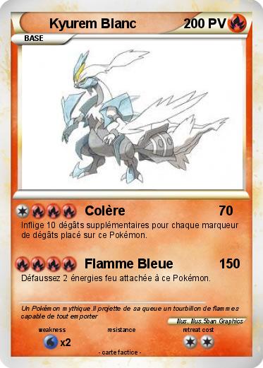 Pokemon Kyurem Blanc