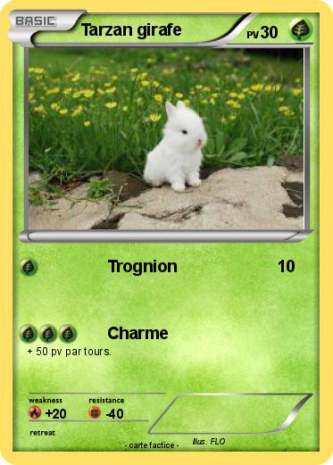 Pokemon Tarzan girafe