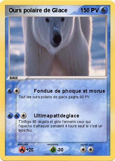 Pokemon Ours polaire de Glace 