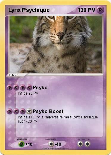 Pokemon Lynx Psychique 