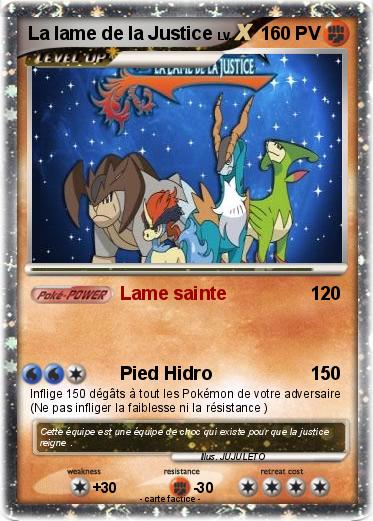 Pokemon La lame de la Justice