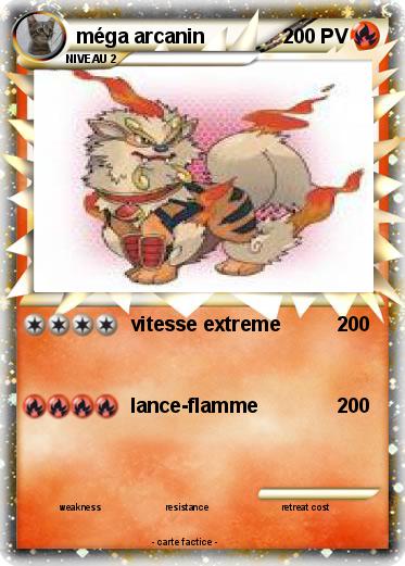 Pokemon méga arcanin